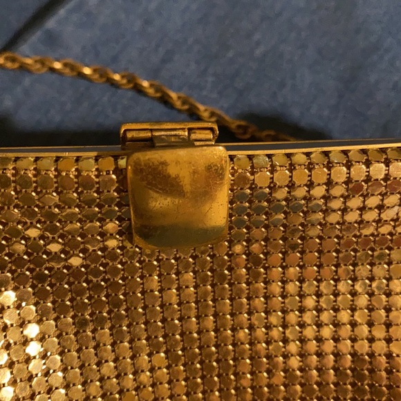 VTG Made in USA Mesh Whiting & Davis Co Clutch - Picture 10 of 15